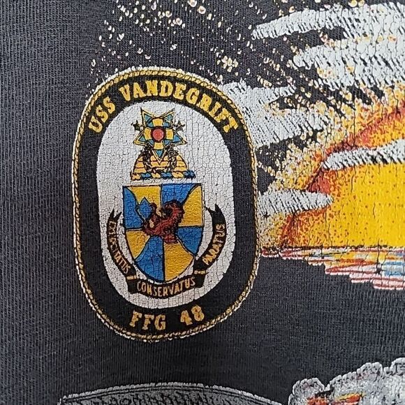 Vintage USS Vandergrift Westpac 1990 T Shirt Size XL - Picture 4 of 7
